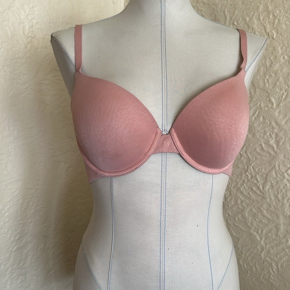 Victoria’s Secret Uplift Semi Demi Bra Light Pink 34D - Picture 2 of 8